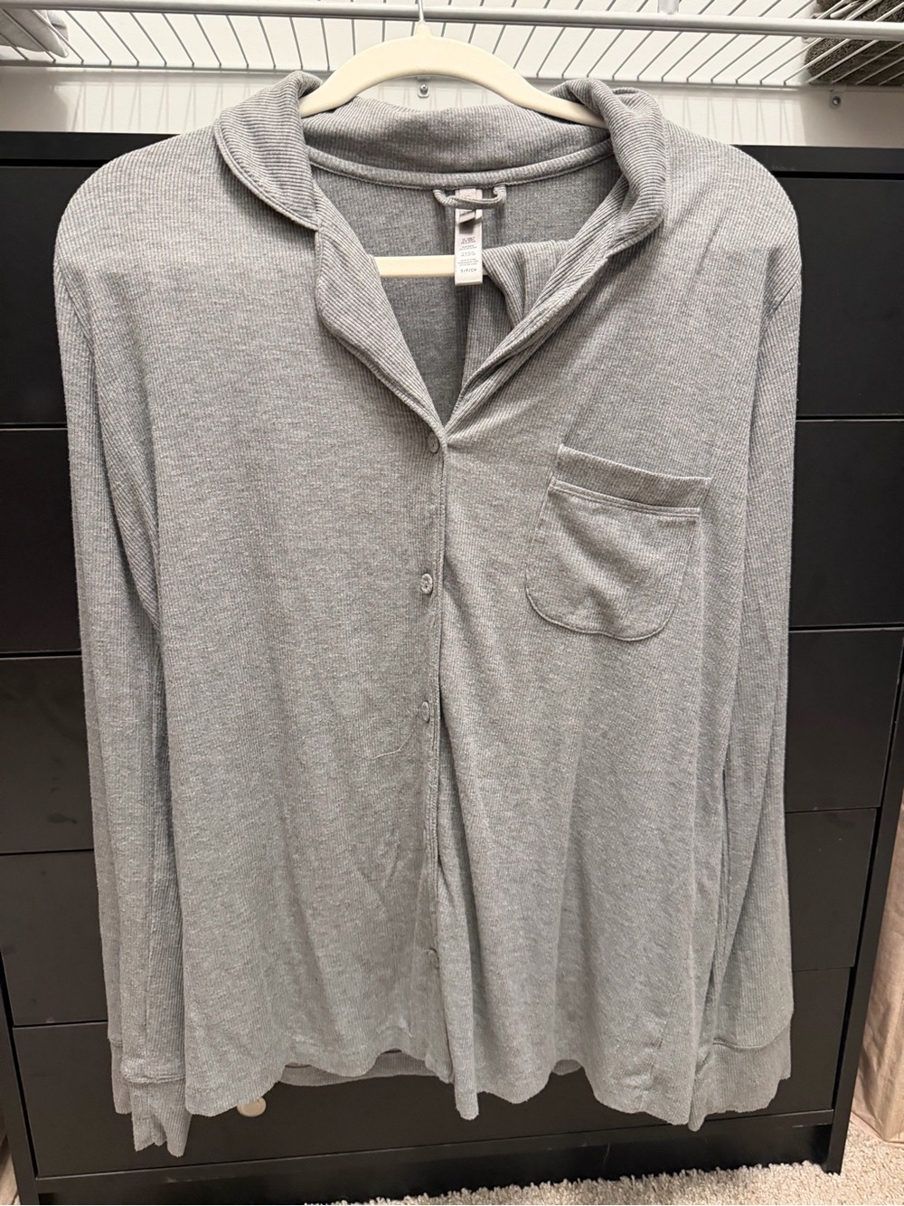 Skims Heather Grey Soft Lounge Sleep Set View 5